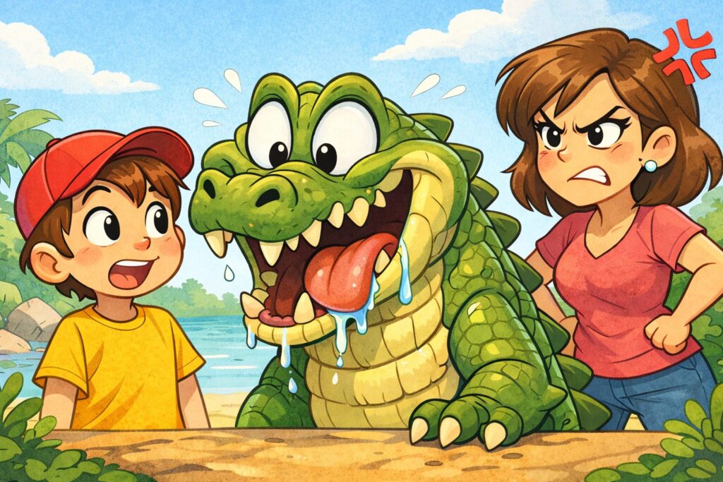 The crocodile paradox, an unsolvable dilemma