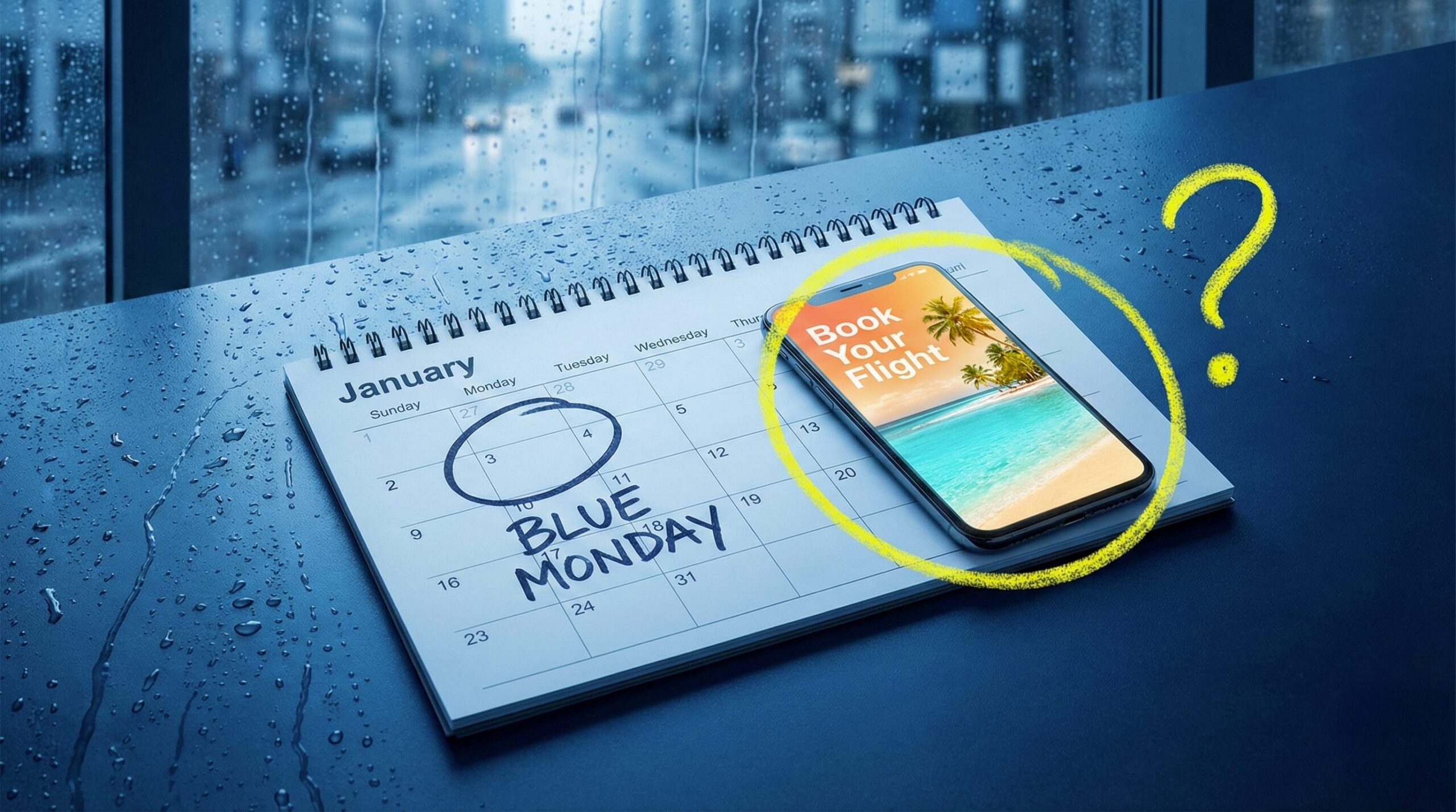 Blue Monday doesn't actually exist: the saddest day of the year was born as a marketing strategy