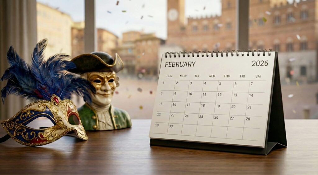 When does Carnival 2026 arrive and how is the date of the Roman and Ambrosian rite calculated