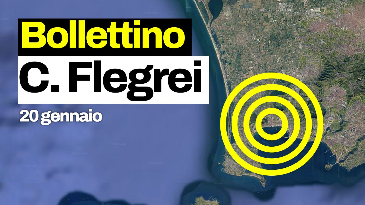 At the Campi Flegrei the ground lifting slows down, with only 6 tremors above Md 1.0: the INGV bulletin