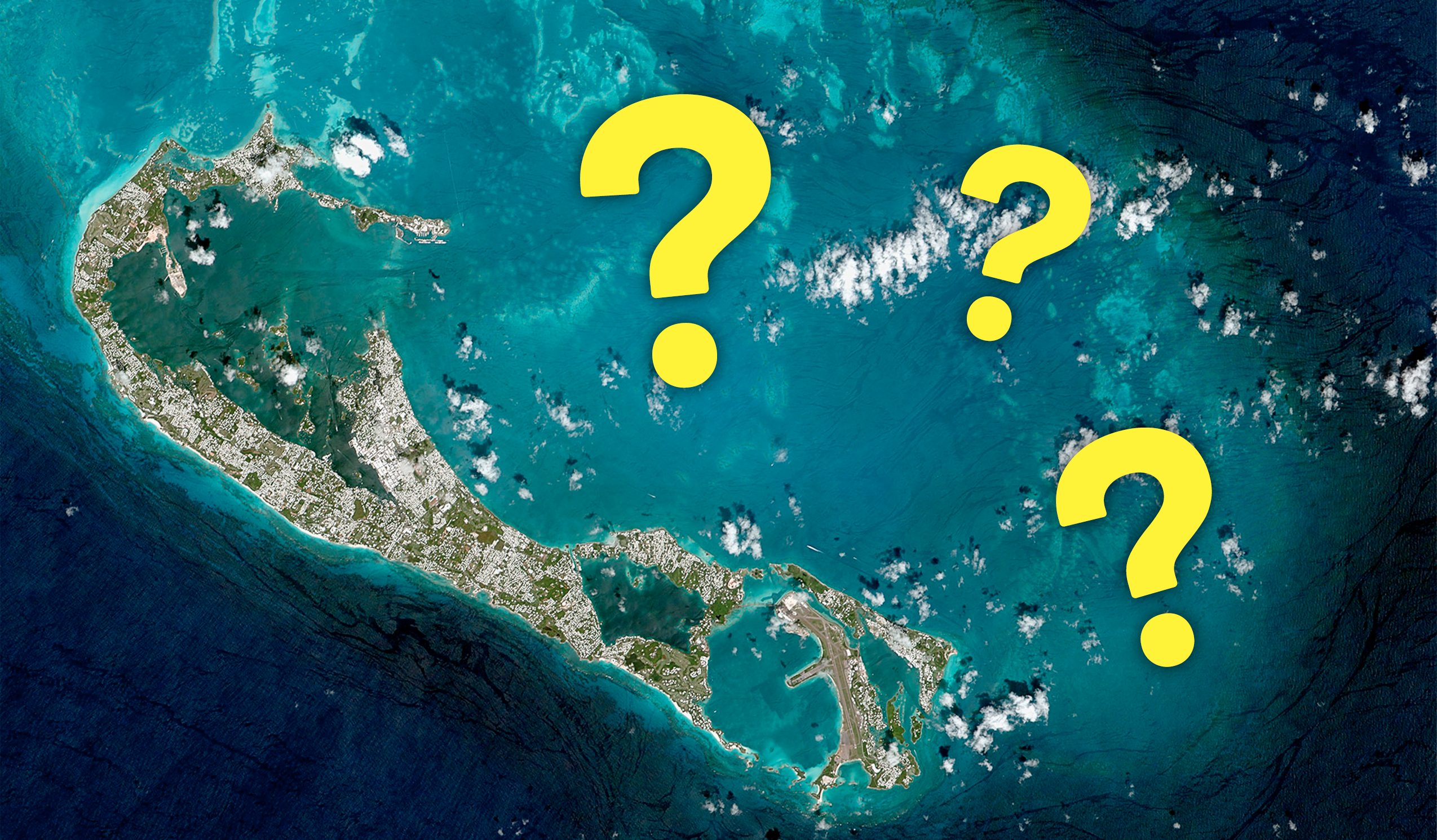 An enormous rock structure that keeps them "afloat" has been discovered under Bermuda: it is unique in the world