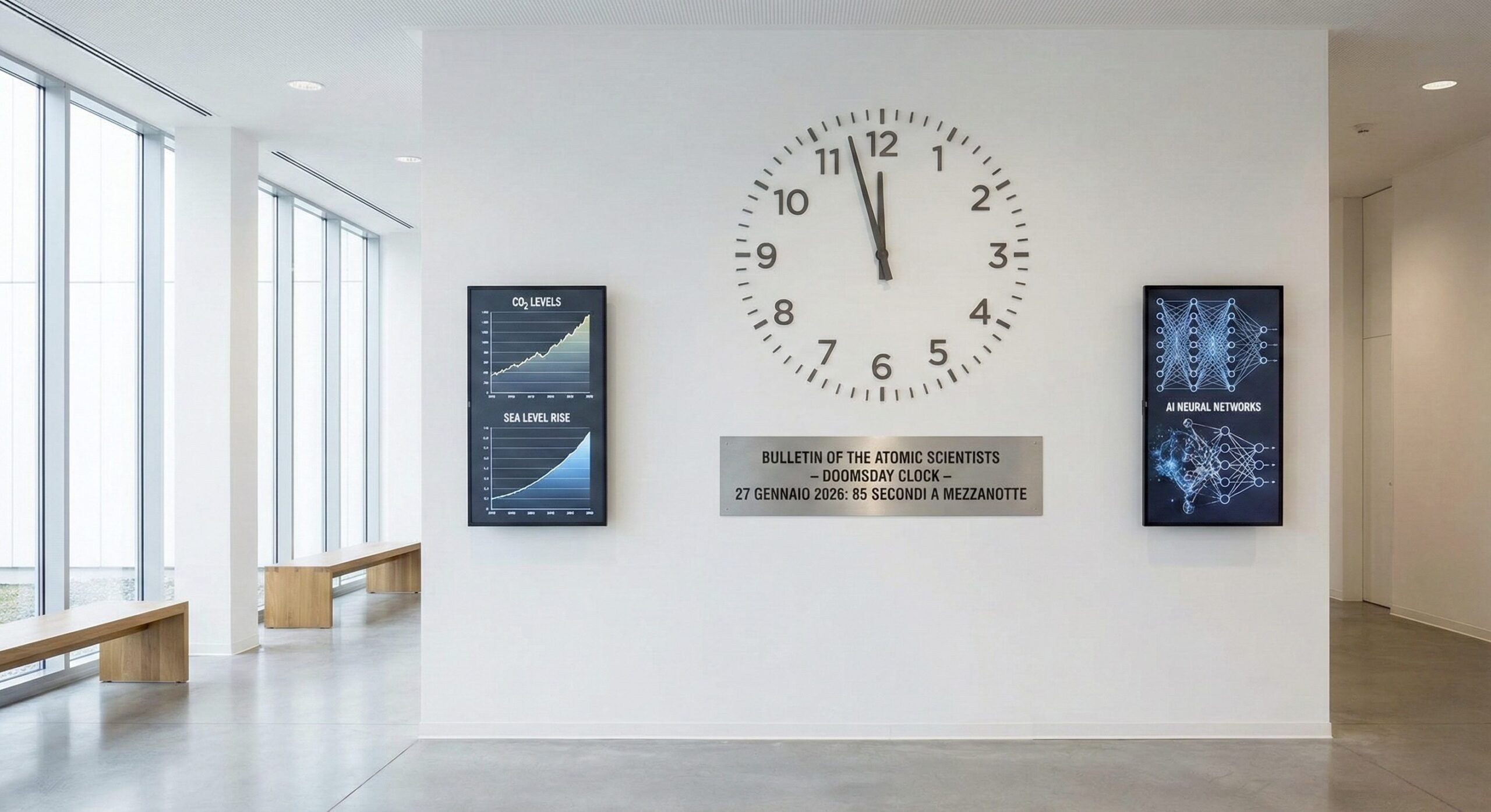 What does it mean that there are 85 seconds left until midnight in the Doomsday Clock: how it works