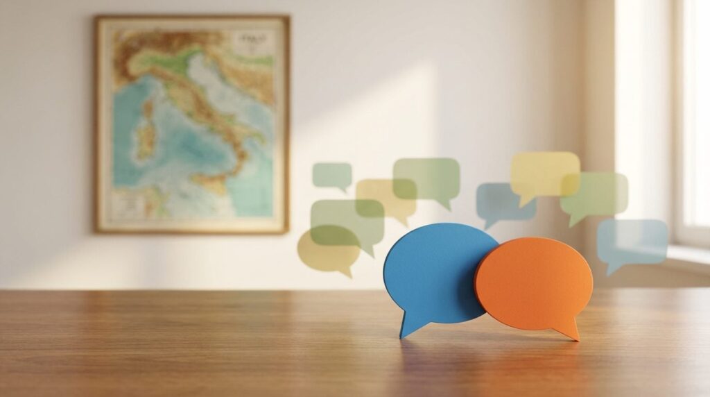 In Italy we speak dialect less and less