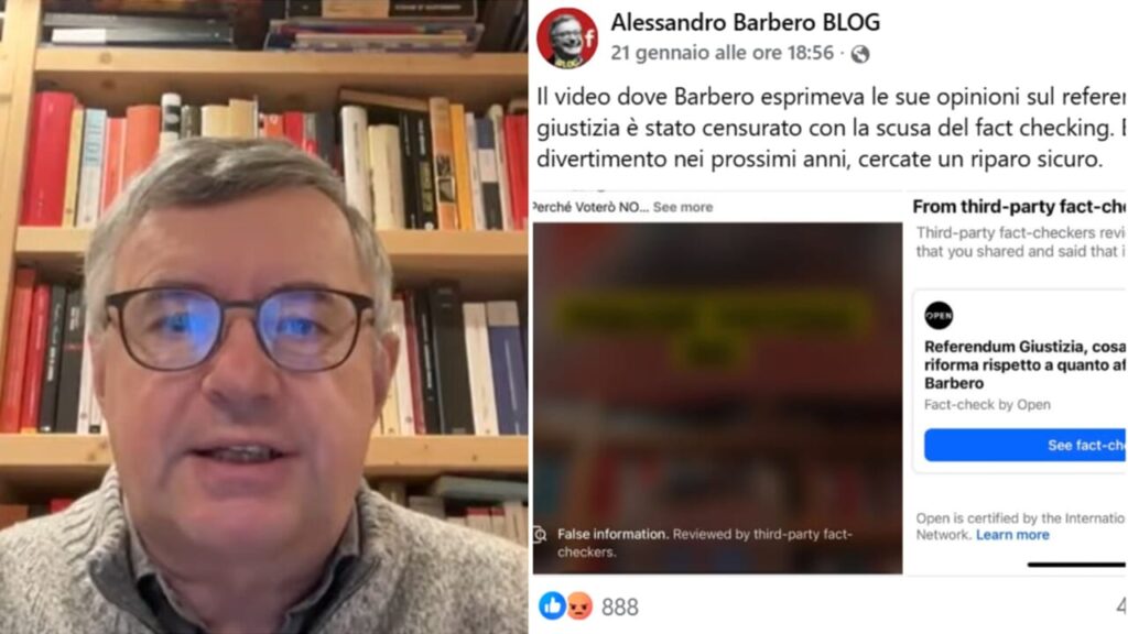 If Facebook censors Barbero but tolerates Nazis and flat earthers