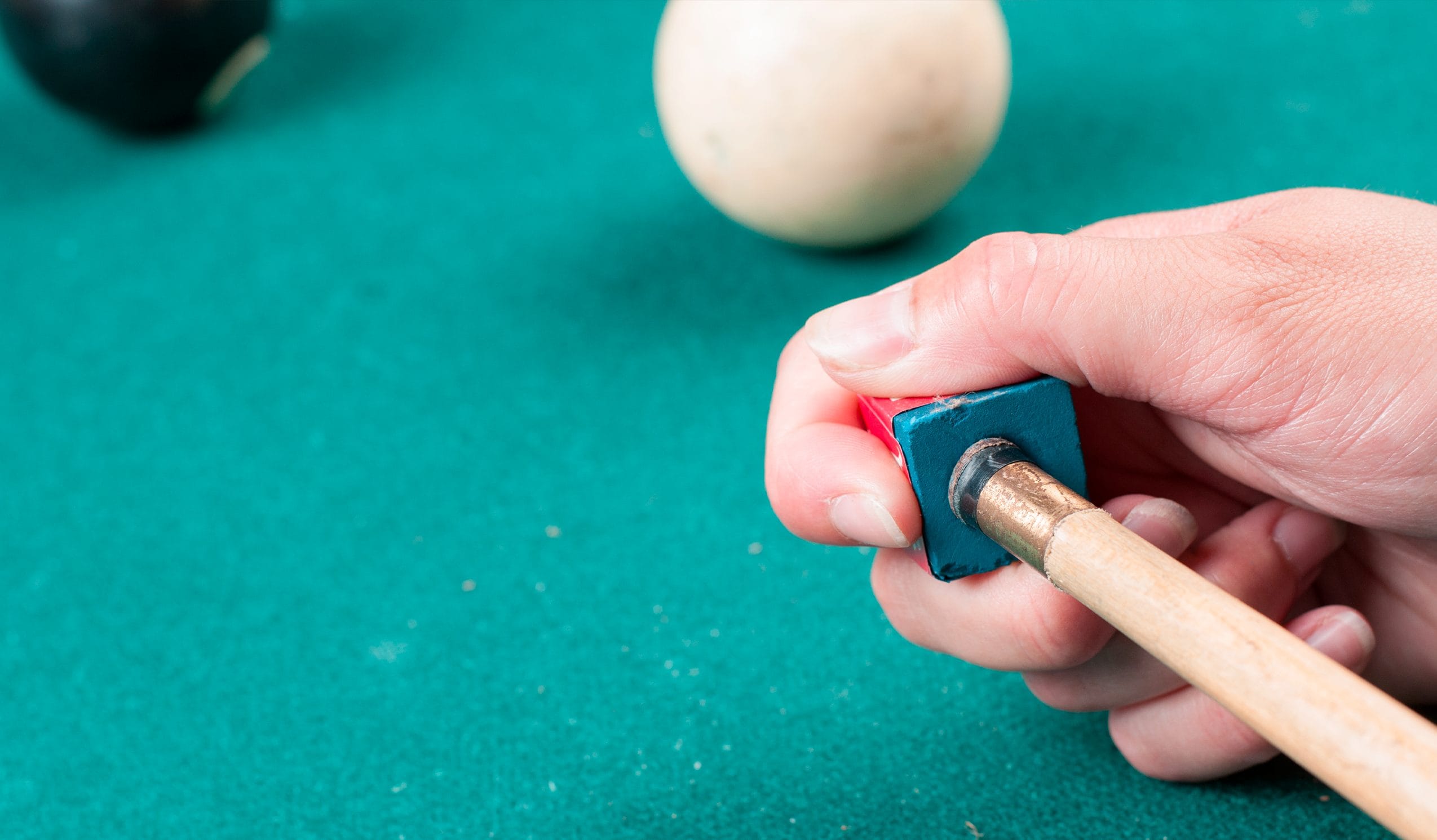 What is pool cue chalk used for?