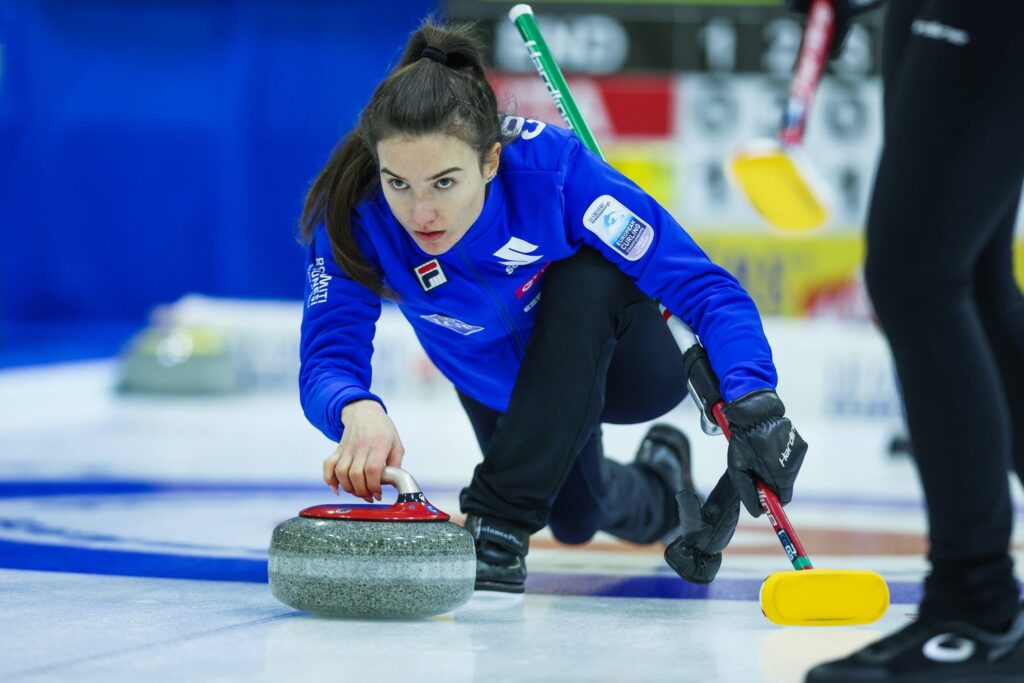 Why you brush the ice in curling: Stefania Constantini, reigning Olympic gold medalist, explains it