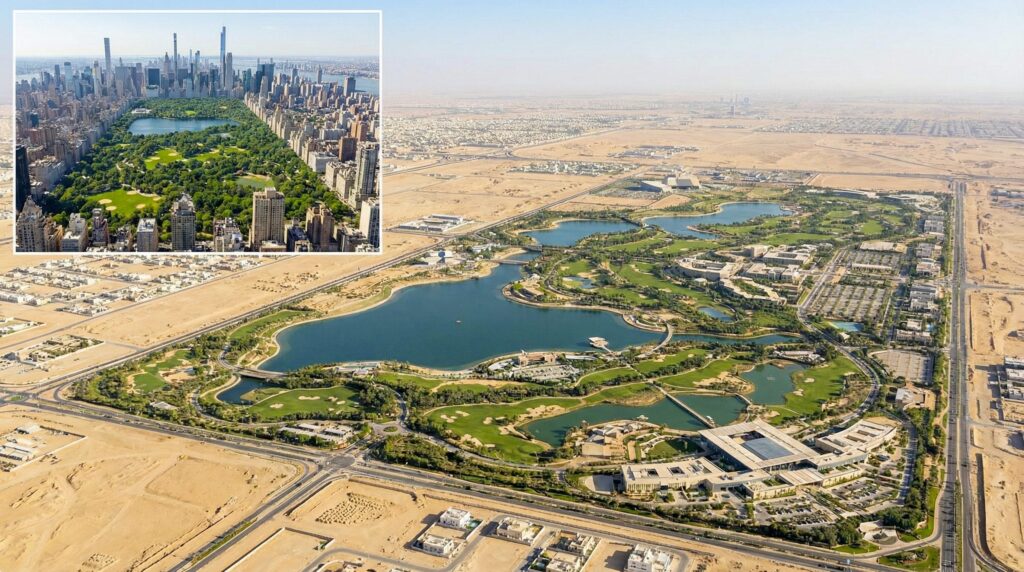The largest urban park in the world will be King Salman Park: it is 5 times larger than Central Park