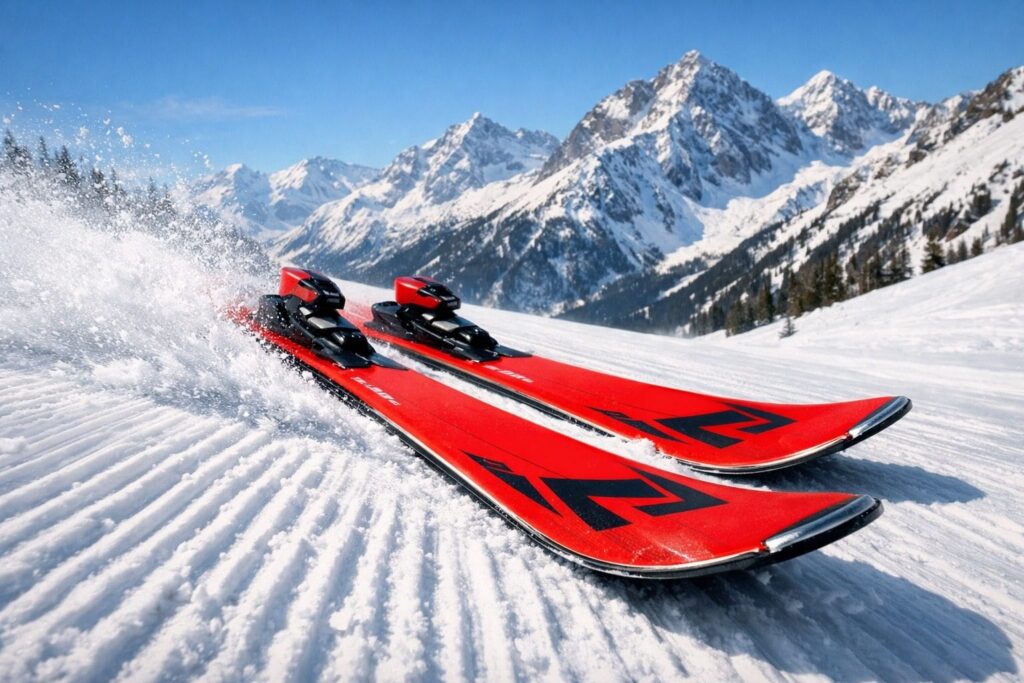 What's inside a ski: how the "sandwich" architecture is made