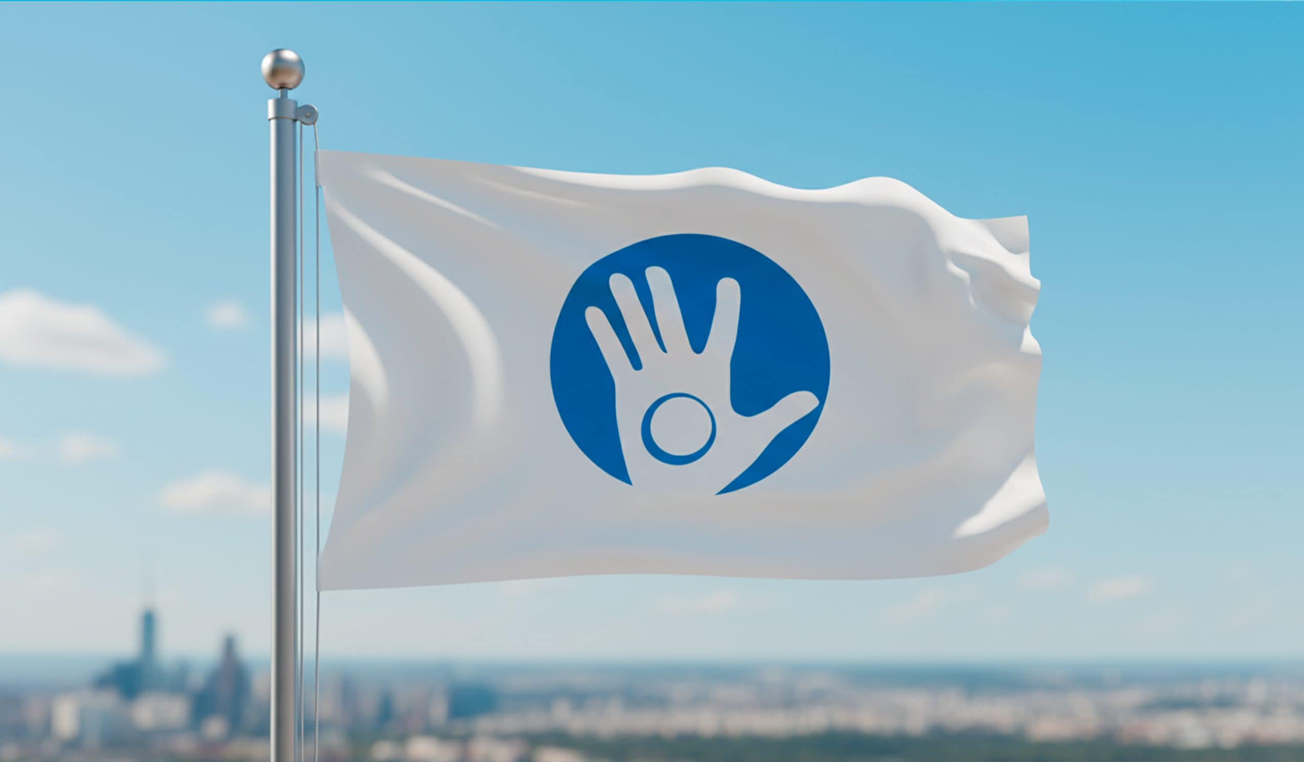 There is a flag that changes several times in a year: it is that of the independent Republic of Uzipis