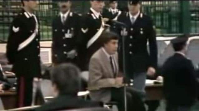 Buscetta during the maxi-trial