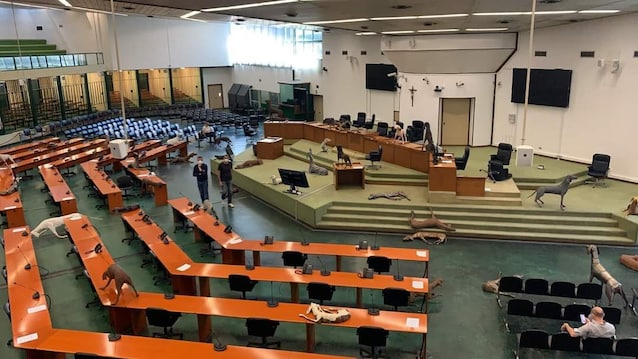 The bunker classroom