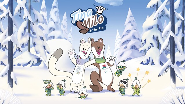 Milo and Tina Olympic Mascots