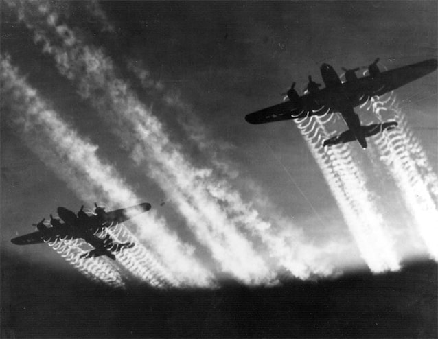 American B 17 bombers