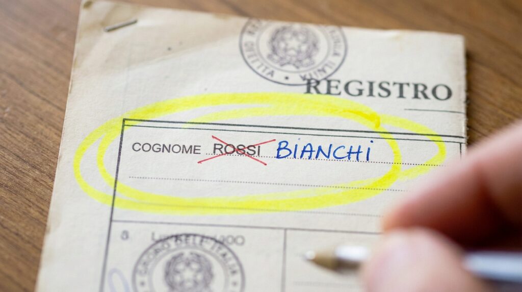 How to change your surname in Italy and what are the reasons why it can be done