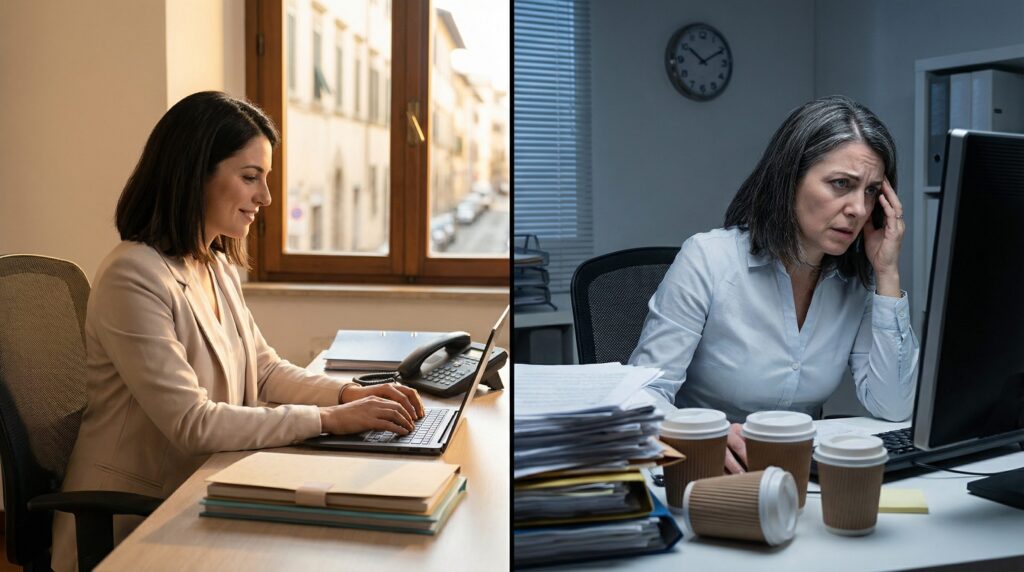What should the average salary be in Italy today if it had grown with the cost of living?
