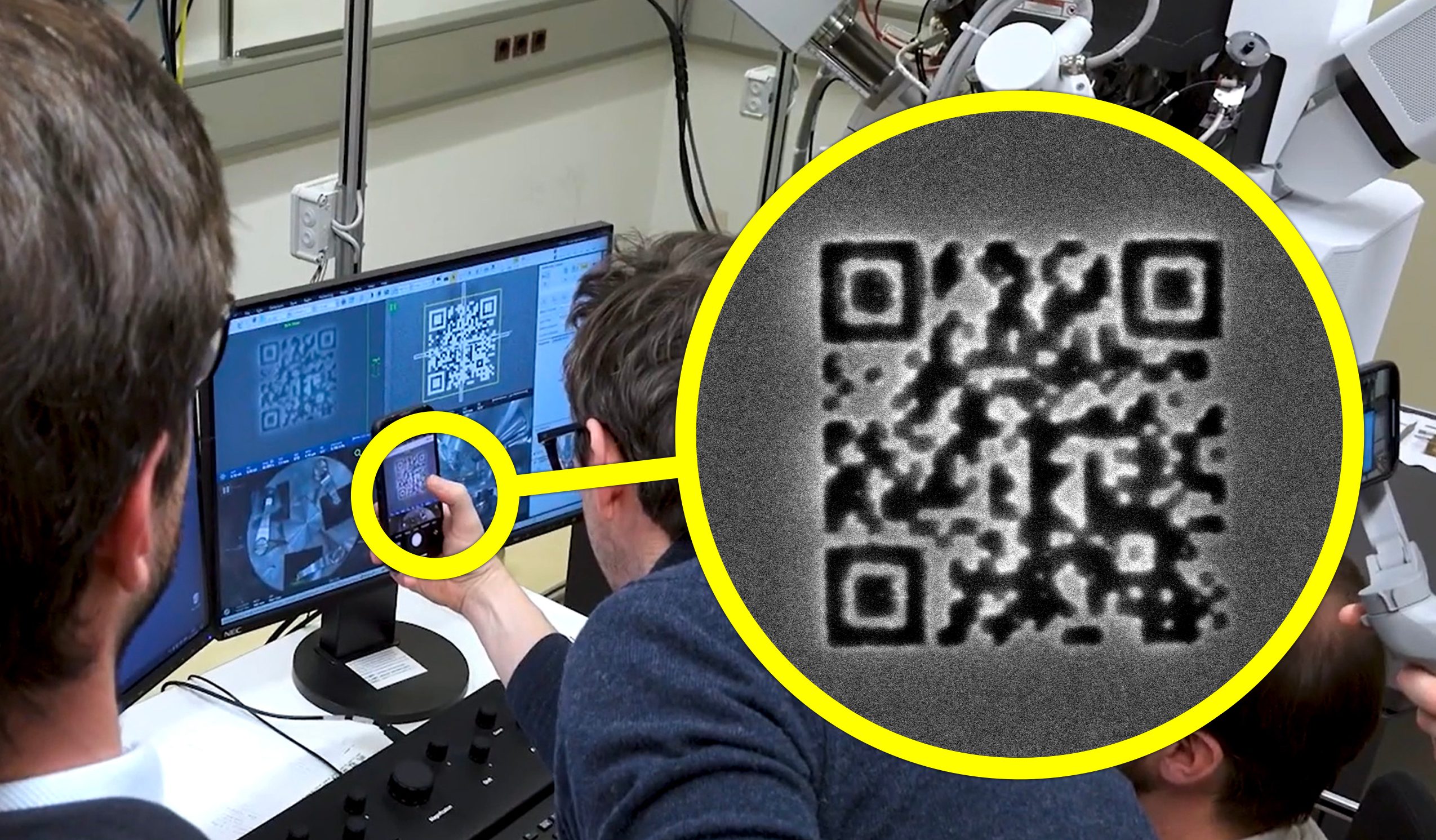 The world's smallest QR code measures 1.98 square micrometres: smaller than a bacterium