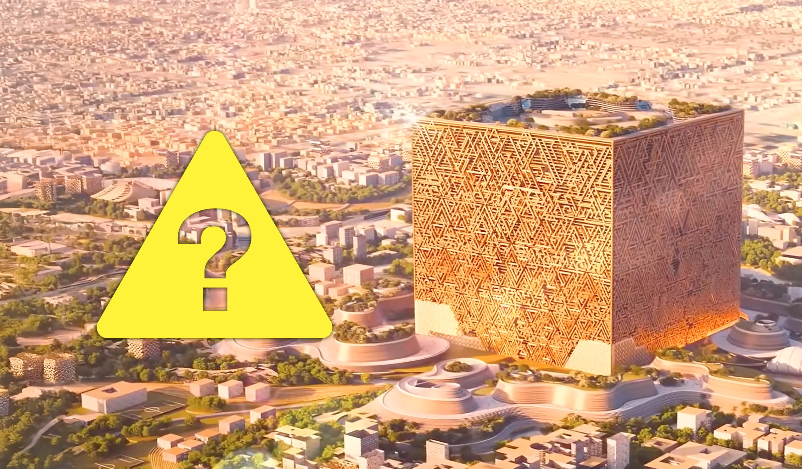 Stop the 400 meter high cube-shaped skyscraper in Saudi Arabia: why the Mukaab was suspended