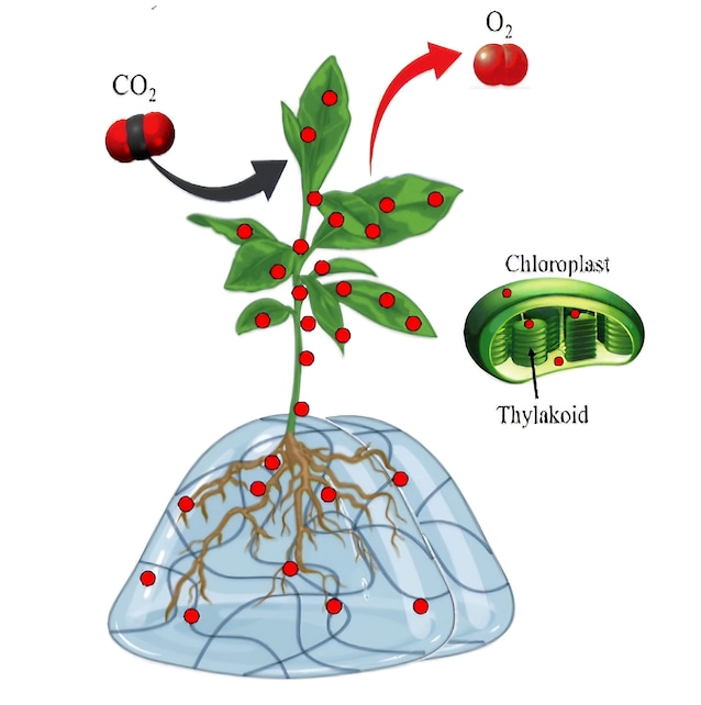 model biohybrid plant