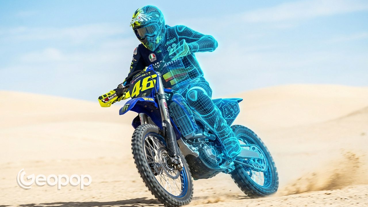 We explain the science of traverse with Valentino Rossi