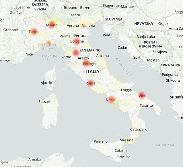 down Intesa Sanpaolo