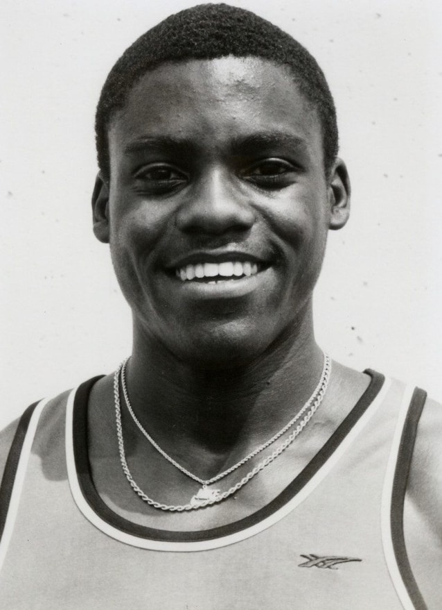 Carl Lewis, who is heavily suspected of doping