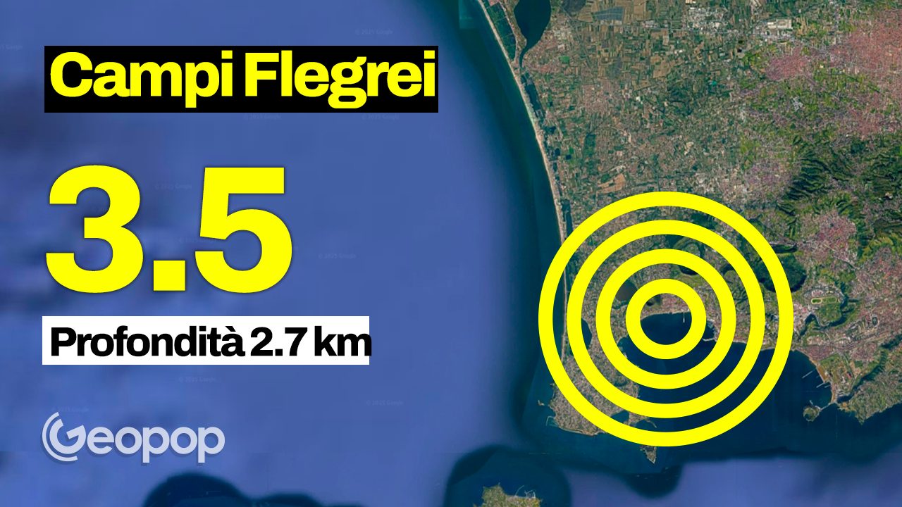 Earthquake in Naples, 3.5 magnitude shock in the Phlegraean area felt by the population: the details