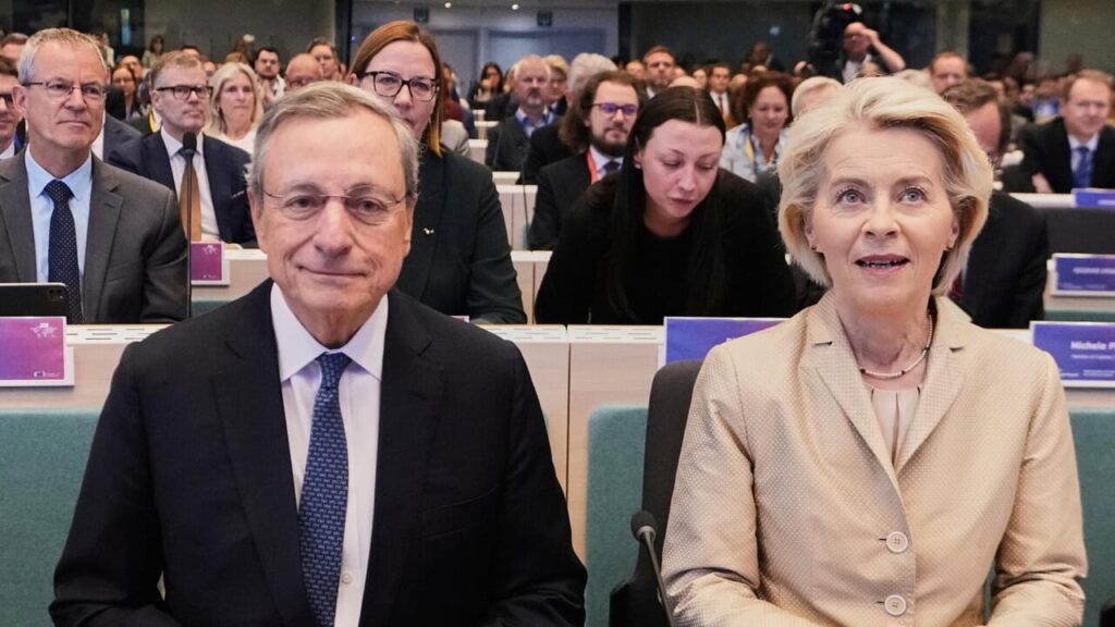 European leaders taught competitiveness lessons by Draghi and Letta
