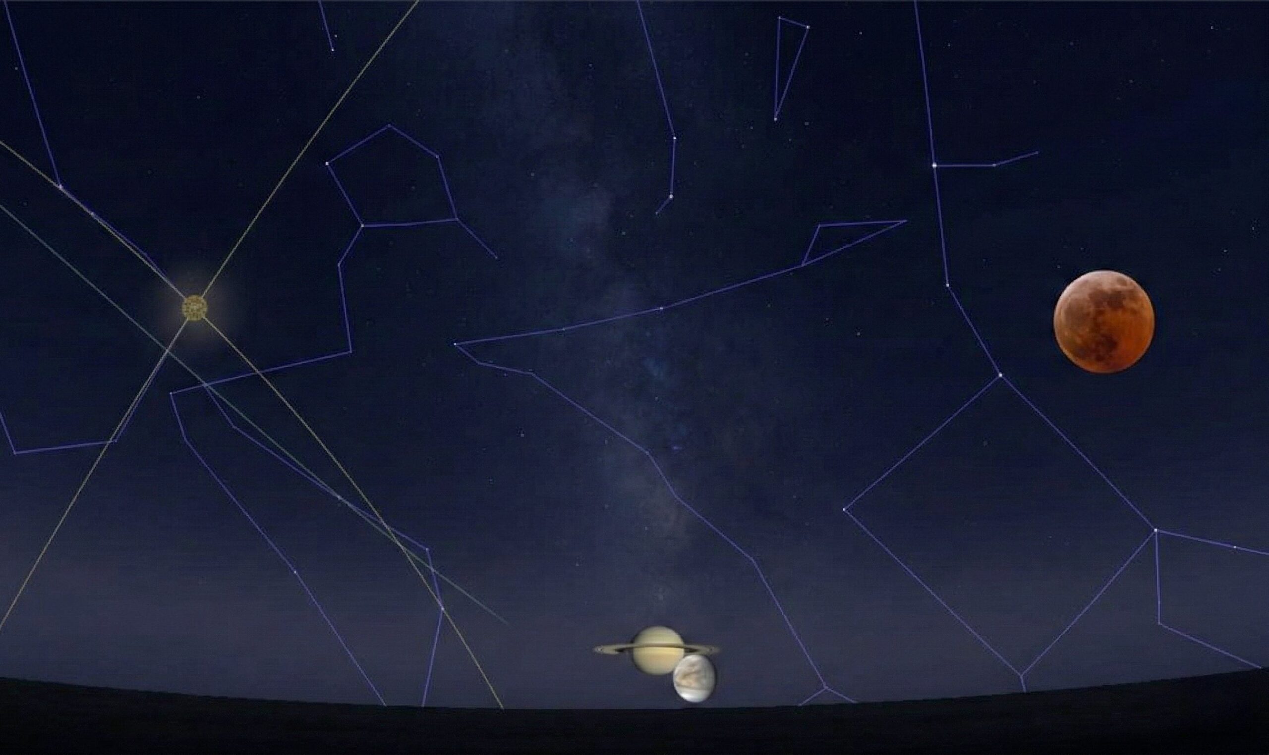 Sky of March 2026, from the total lunar eclipse to planetary conjunctions: astronomical events