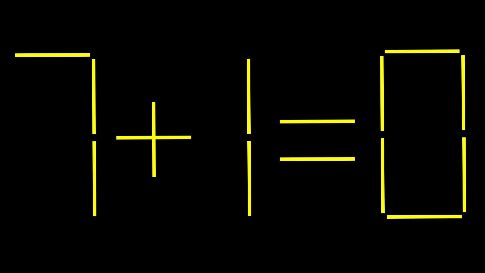 Which segment to move to get a correct equation: the solution to the riddle
