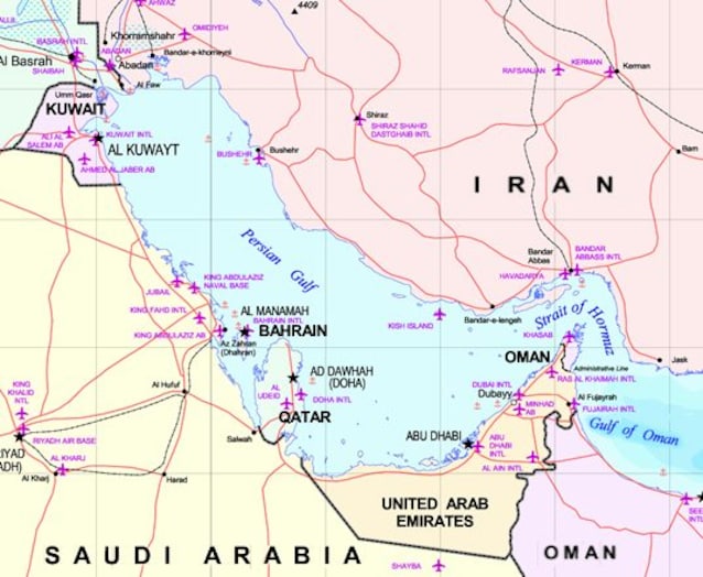 The Persian Gulf (Wikimedia Commons)