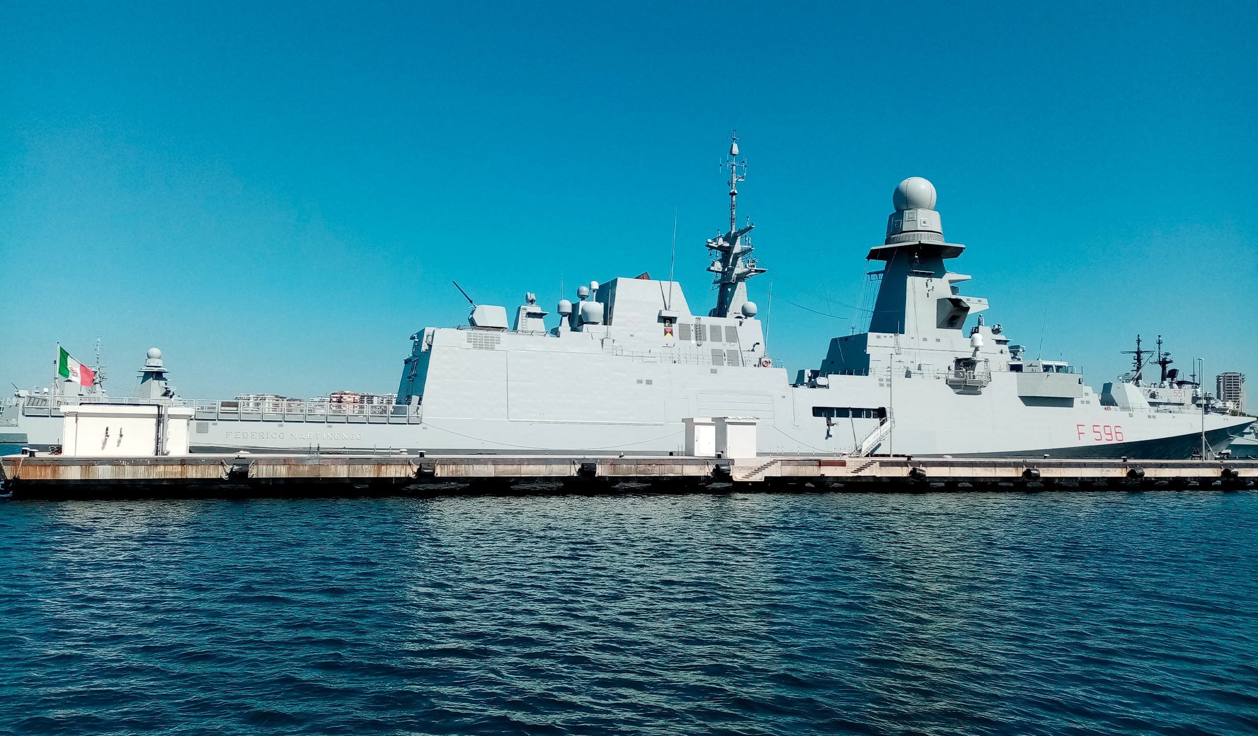 The Italian frigate Martinengo has arrived in defense of Cyprus: it is equipped with anti-aircraft missiles and torpedoes