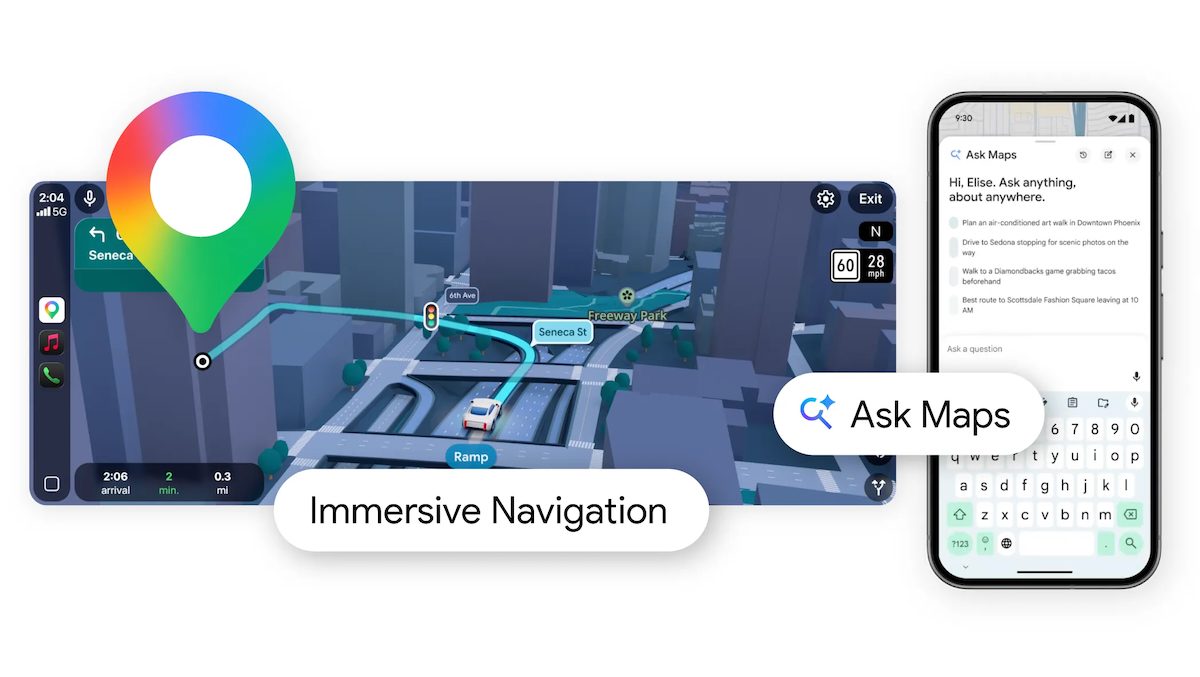 Google Maps, how the app changes with the new 3D immersive navigation and AI functions