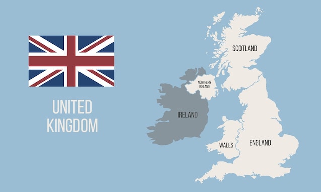 United Kingdom map