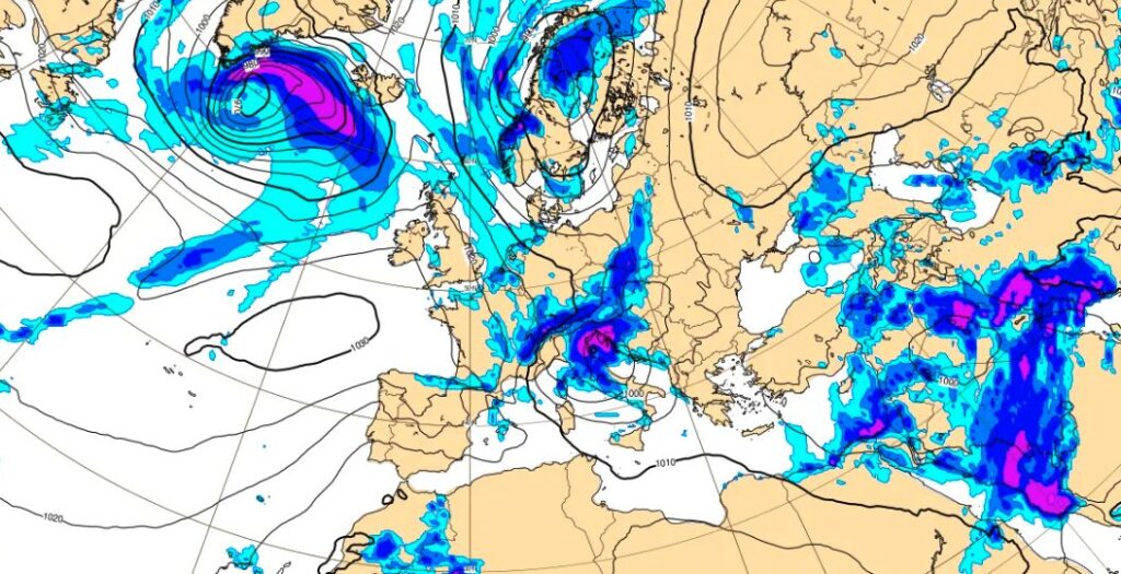 What is causing the cold in Italy: where the cyclone will arrive with gale force winds and snow