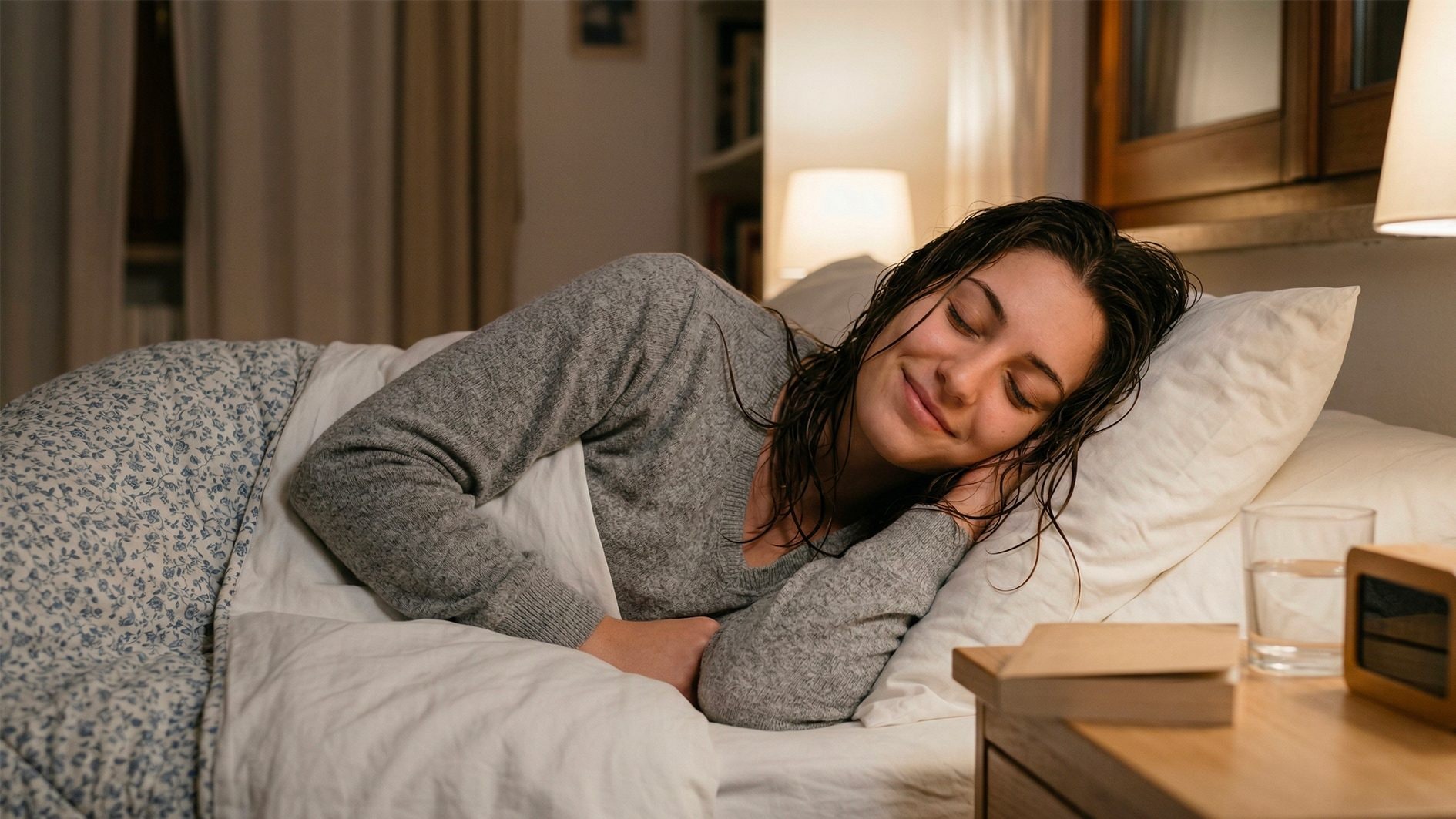 Sleeping with wet hair doesn't cause neck pain, but it can make the pain worse: what the ISS says