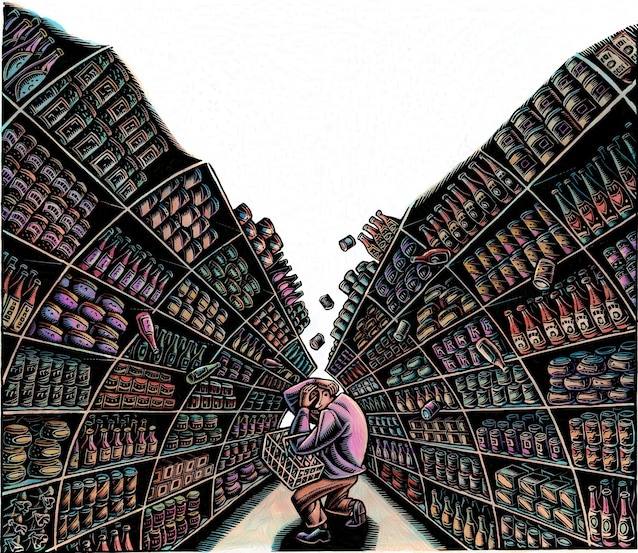too many choices block us