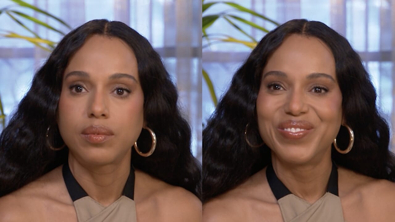Kerry Washington: "As a child I wanted everyone to like me, but perfection is an illusion"