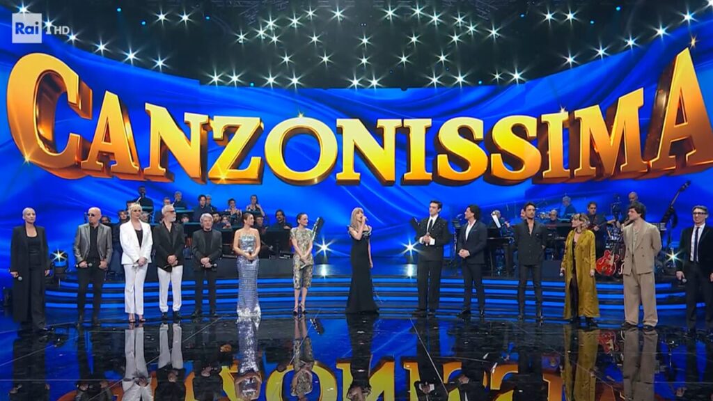"Great song" and Milly Carlucci's inability to emancipate herself