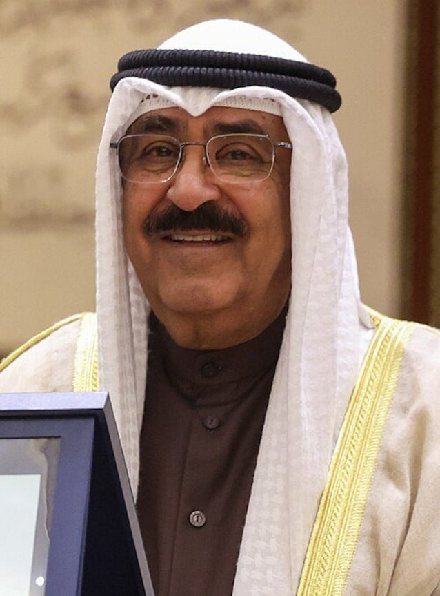 The current Emir of Kuwait, Misha'al Al-Ahmad Al-Jaber Al Sabah