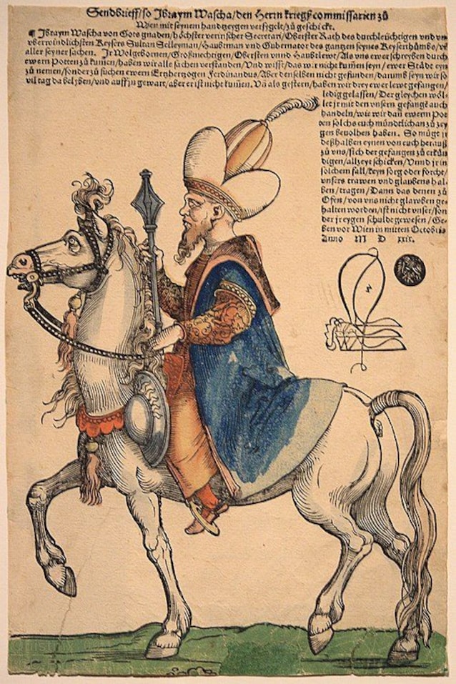 Pargali Ibrahim Pasha, Ottoman grand vizier in the 16th century