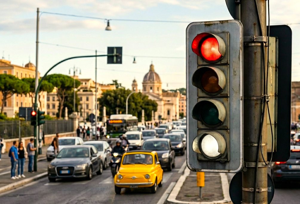 The traffic light with the fourth white light could arrive in Rome: how traffic changes and what it means