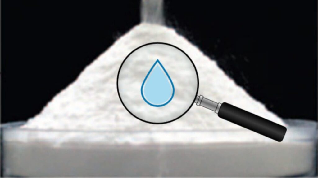 There is a powdered water composed of 95% water and 5% silica: what it is and what it is used for