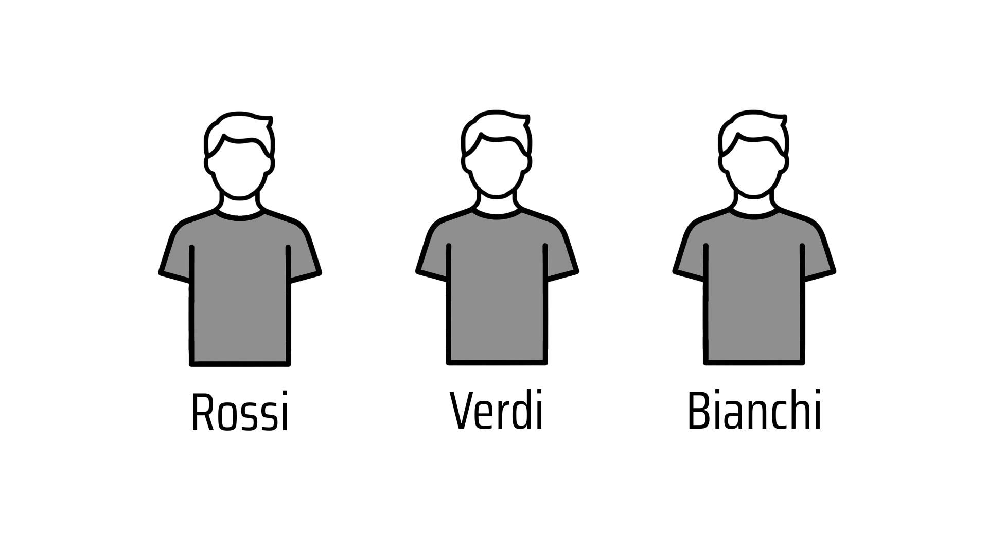 The t-shirt riddle: what color is Mr. Rossi's t-shirt?