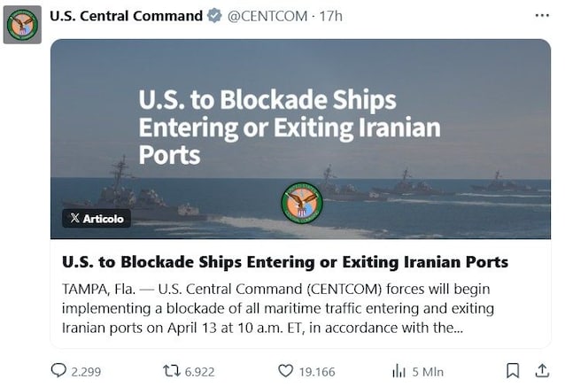 CentCom_ the post on X