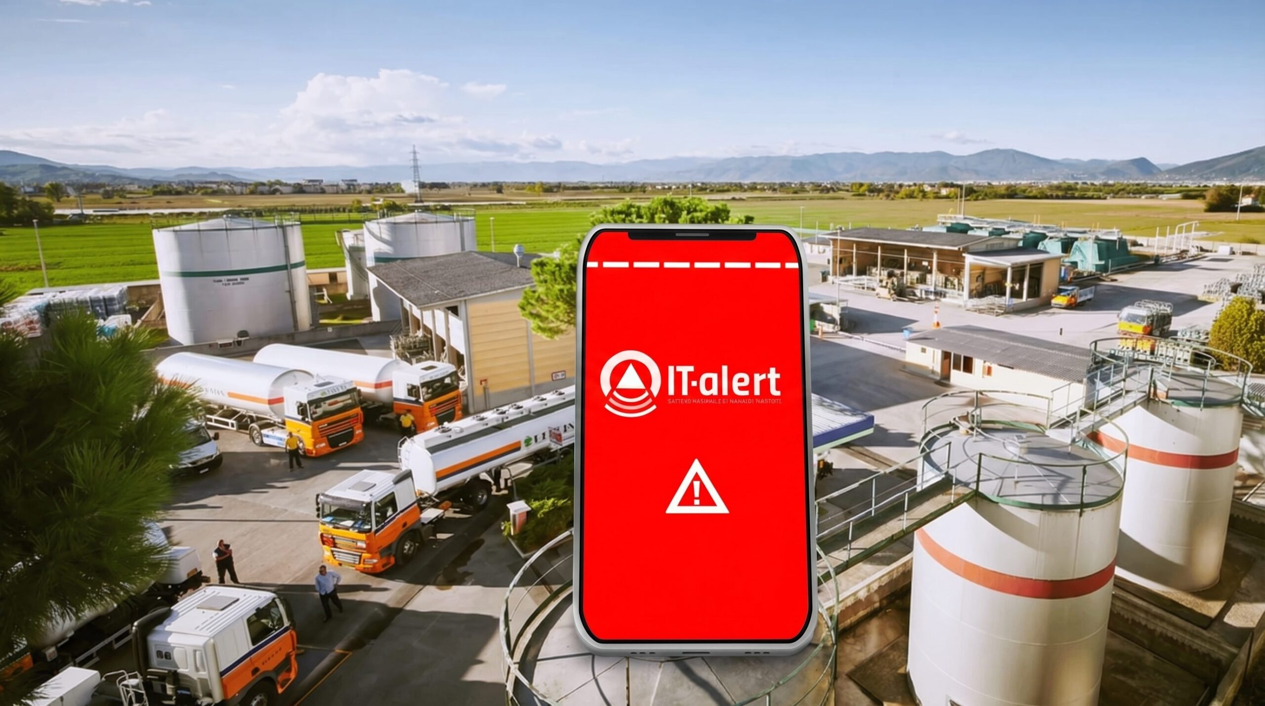 IT-Alert test in Calabria on April 15th due to industrial accident: time and place where the message sounds