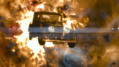 Good Omens 3 - a car ride through flames