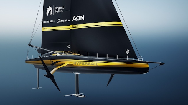 yellow fly hypersail foil keel