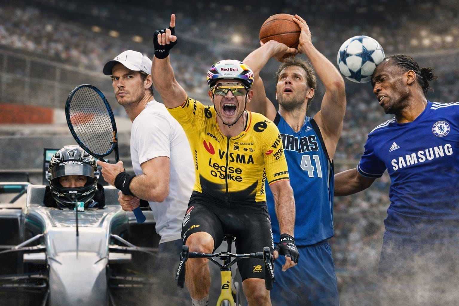 From Van Aert to Murray: the stories of 5 "eternal second" athletes who finally managed to win