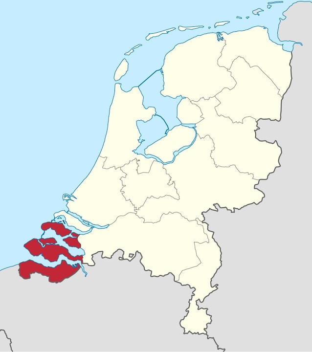 zealand netherlands map