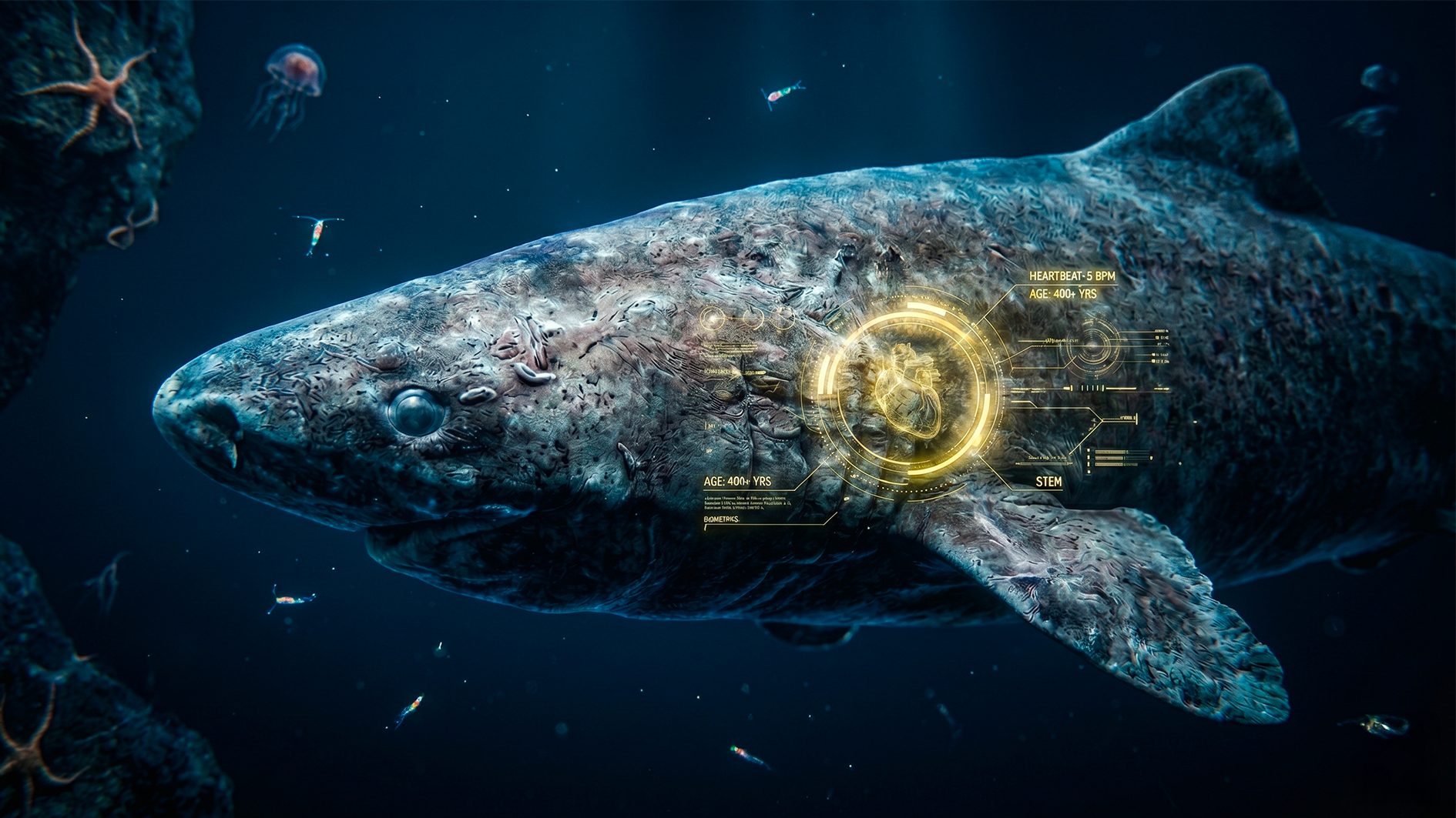 The Greenland shark lives over 300 years with a diseased heart: the study on its resilience